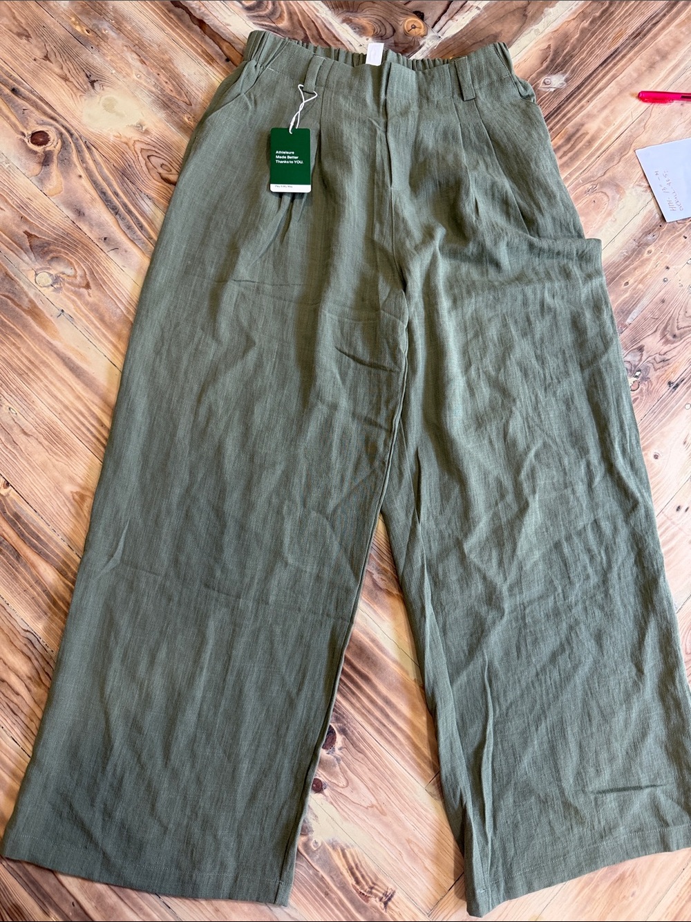 HALARA Green Rayon Blend Skirt